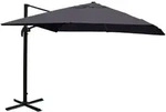MCW Ampelschirm, Anthrazit, Textil, 410x350 cm, Sonnen- & Sichtschutz, Sonnenschirme,