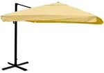 MCW Ampelschirm, Wei&szlig;, Textil, 410x350 cm, Sonnen- & Sichtschutz,...