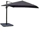 MCW Ampelschirm, Anthrazit, Textil, 360x300 cm, Sonnen- & Sichtschutz, Sonnenschirme,