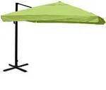 MCW Ampelschirm, Gr&uuml;n, Textil, 360x300 cm, Sonnen- & Sichtschutz, Sonnenschirme,