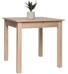 P & B Esstisch, Sonoma Eiche, Holzwerkstoff, quadratisch, eckig, 80x76.5x80 cm,