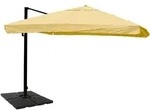 MCW Ampelschirm, Wei&szlig;, Textil, 400x300 cm, Sonnen- & Sichtschutz,...