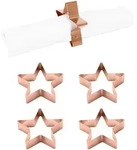 Echtwerk Serviettenring, Kupfer, Metall, Stern, Wohntextilien, Tischw&auml;sche,