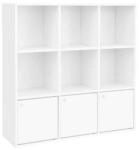 Boxxx Regal, Wei&szlig;, Holzwerkstoff, 3 F&auml;cher, 98x98x30 cm, Typenauswahl, Beim&ouml;bel