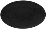Seltmann Weiden Servierplatte, Schwarz, Keramik, Oval, 25.8x2.5x40.3 cm, Tischkultur