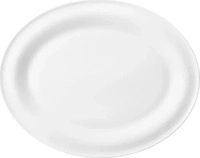 Seltmann Weiden SERVIERPLATTE Wei&szlig; 28x2.2x35.3 cm