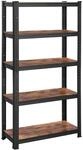 Boxxx Schwerlastregal, Braun, Schwarz, Metall, Holzwerkstoff, 30x150x75 cm, Freizeit,