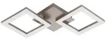 Eglo Deckenleuchte, Wei&szlig;, Metall, Kunststoff, quadratisch,quadratisch, 22.5x6.5x47