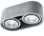Deckenleuchte, Grau, Stein, 14x10x27 cm, Lampen & Leuchten, Innenbeleuchtung,