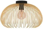 Eglo Deckenleuchte Venezuela, Schwarz, Gold, Metall, rund,rund, 25 cm, Lampen &