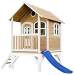 Spielhaus, Blau, Braun, Wei&szlig;, Holz, Hemlocktanne, 287x231x191 cm, EN 71, CE, FSC
