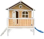 Spielhaus, Braun, Wei&szlig;, Hellblau, Holz, Kunststoff, 349x233x212 cm, EN 71, CE,...