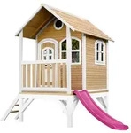 Spielhaus, Braun, Lila, Wei&szlig;, Holz, Hemlocktanne, 287x231x191 cm, EN 71, CE, FSC