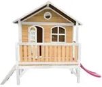 Spielhaus, Braun, Lila, Wei&szlig;, Holz, Kunststoff, 349x233x212 cm, EN 71, CE, FSC 100%,