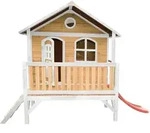 Spielhaus, Braun, Wei&szlig;, Hellrot, Holz, Kunststoff, 349x233x212 cm, EN 71, CE, FSC