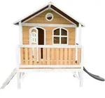 Spielhaus, Braun, Grau, Wei&szlig;, Holz, Kunststoff, 349x233x212 cm, EN 71, CE, FSC 100%,
