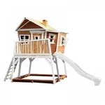 Axi House Spielhaus, Wei&szlig;, Holz, 432x288x193 cm, Outdoor Spielzeug,...