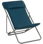 Lafuma Mobilier Strandstuhl, Blau, Titan, Metall, F&uuml;llung: Schaumstoff, 62x77-83x94