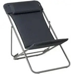 Lafuma Mobilier Strandstuhl, Dunkelgrau, Kunststoff, F&uuml;llung: Schaumstoff, 62x91x76