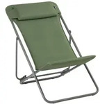 Lafuma Mobilier Strandstuhl, Titan, Olivgr&uuml;n, Metall, F&uuml;llung: Schaumstoff,