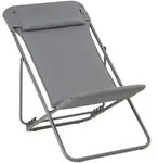 Lafuma Mobilier Strandstuhl, Silber, Titan, Metall, F&uuml;llung: Schaumstoff,