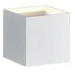 Trio Leuchten Led-Wandleuchte Louis, Wei&szlig;, Metall, 10x10 cm, Lampen & Leuchten,