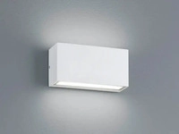 Trio Leuchten AUSSENWANDLEUCHTE Wei&szlig; 5x7x14 cm, Energieeffizienzklasse: F