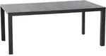 Siena Garden Gartentisch, Anthrazit, Schiefer, Metall, rechteckig, 90x74x160 cm,