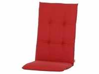Siena Garden Sesselauflage, Rot, Textil, Uni, Füllung: Schaumstoff, 48x6x120 cm,