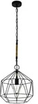 Eglo H&auml;ngeleuchte Cottingham, Schwarz, Metall, Kugel,Kugel, 110 cm, Lampen &