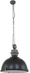 Pendelleuchte, Braun, Metall, Glas, 52x153x52 cm, h&ouml;henverstellbar, Lampen &
