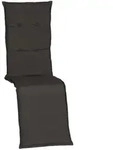 Gardenson Relaxsesselauflage, Dunkelgrau, Textil, Uni, F&uuml;llung: Schaumstoff,