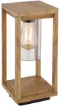 Globo Pollerleuchte, Klar, Natur, Metall, Kunststoff, 15x35x15 cm, Lampen & Leuchten,