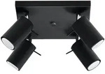 Deckenleuchte, Schwarz, Metall, Quadratisch, 25x15x25 cm, Lampen & Leuchten,