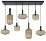 Lucide H&auml;ngeleuchte Maloto, Bernstein, Glas, bauchig,bauchig, 30x150x130 cm,...