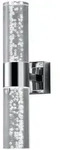 Trio Leuchten Badezimmer-Wandleuchte Bolsa, Klar, Chrom, Metall, Kunststoff, F,