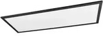 Led-Deckenleuchte Alpha, Schwarz, Metall, rechteckig,rechteckig, F, 80x5x30 cm,