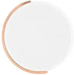 Led-Deckenleuchte Jano, Braun, Wei&szlig;, Holz, Kunststoff, 3.5 cm, Lampen & Leuchten,