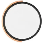 Led-Deckenleuchte Jano, Braun, Schwarz, Holz, Kunststoff, 3.5 cm, Lampen & Leuchten,