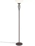 Trio Leuchten Stehleuchte, Wei&szlig;, Rost, Metall, Glas, 180 cm, Lampen & Leuchten,