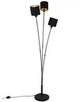 Trio Leuchten Stehlampe, Schwarz, Metall, 41x150x41 cm, Lampen & Leuchten,