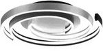 Trio Leuchten Led-Deckenleuchte Caya, Schwarz, Alu, Metall, 9 cm, Lampen & Leuchten,