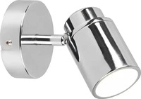 Trio Leuchten Badezimmer-Wandleuchte Angelo, Chrom, Metall, 15.5x9.0x10.5 cm, Lampen