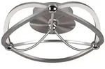 Trio Leuchten Led-Deckenleuchte Charivari, Nickel, Metall, 14 cm, Lampen & Leuchten,