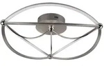 Trio Leuchten Led-Deckenleuchte Charivari, Nickel, Metall, 62 cm, Lampen & Leuchten,
