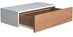Livetastic Nachtschrank, Wei&szlig;, Eiche, Holzwerkstoff, 1 Schublade(n) Schubladen,