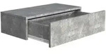 Livetastic Nachtschrank, Grau, Holzwerkstoff, 1 Schublade(n) Schubladen, 60x15x30 cm,