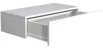 Livetastic Nachtschrank, Wei&szlig;, Holzwerkstoff, 1 Schublade(n) Schubladen, 60x15x30