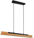Trio Leuchten Led-H&auml;ngeleuchte Kerala, Braun, Schwarz, Holz, Metall,...