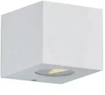 AU&szlig;ENWANDLEUCHTE Cordoba, Wei&szlig;, Kunststoff, 10x9 cm, Lampen & Leuchten,